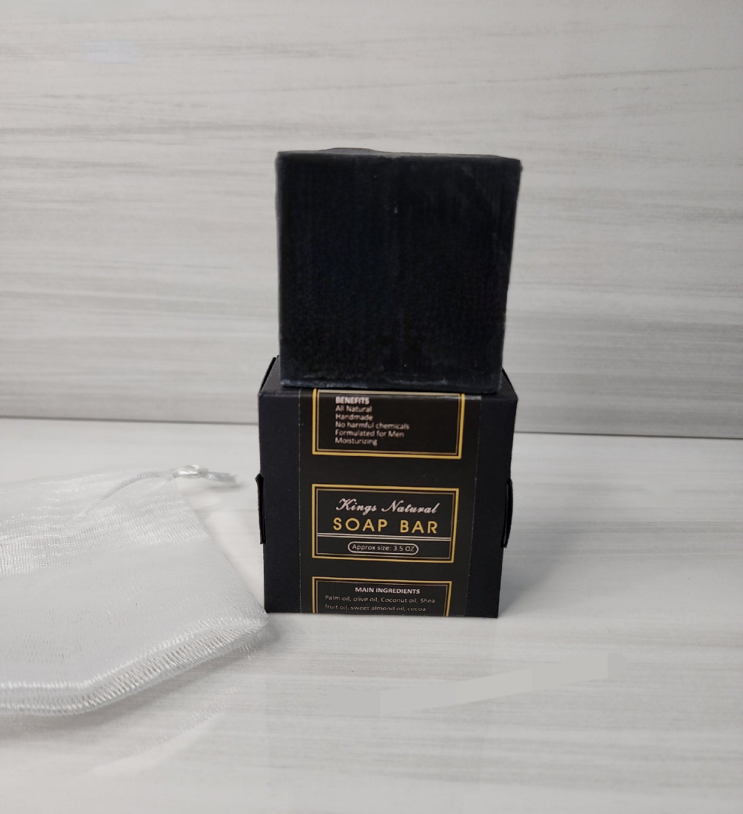 Kings Natural Charcoal Men's Soap