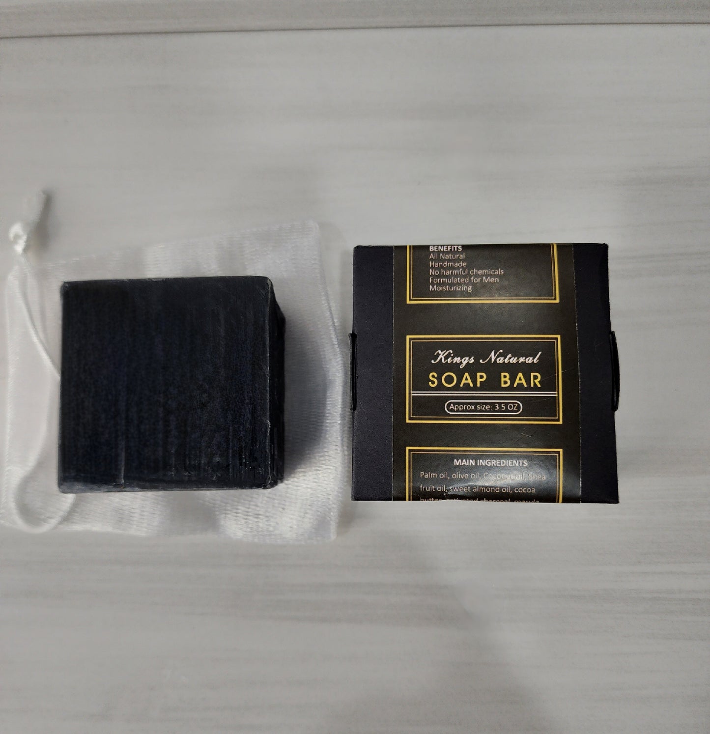 Kings Natural Charcoal Men's Soap