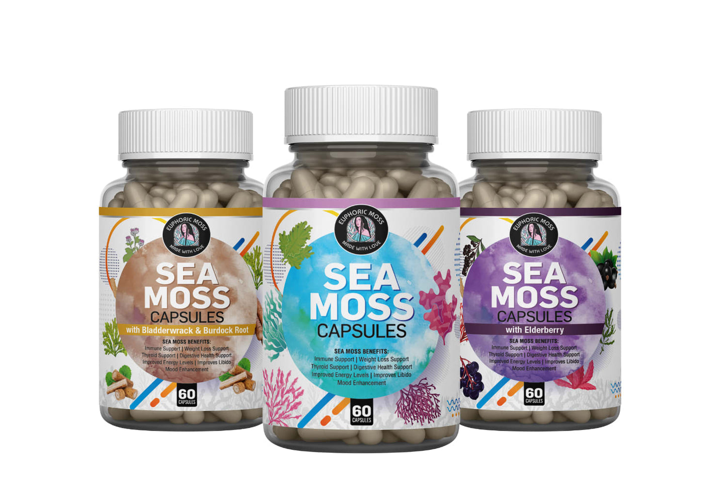 Sea Moss Capsules Bundle