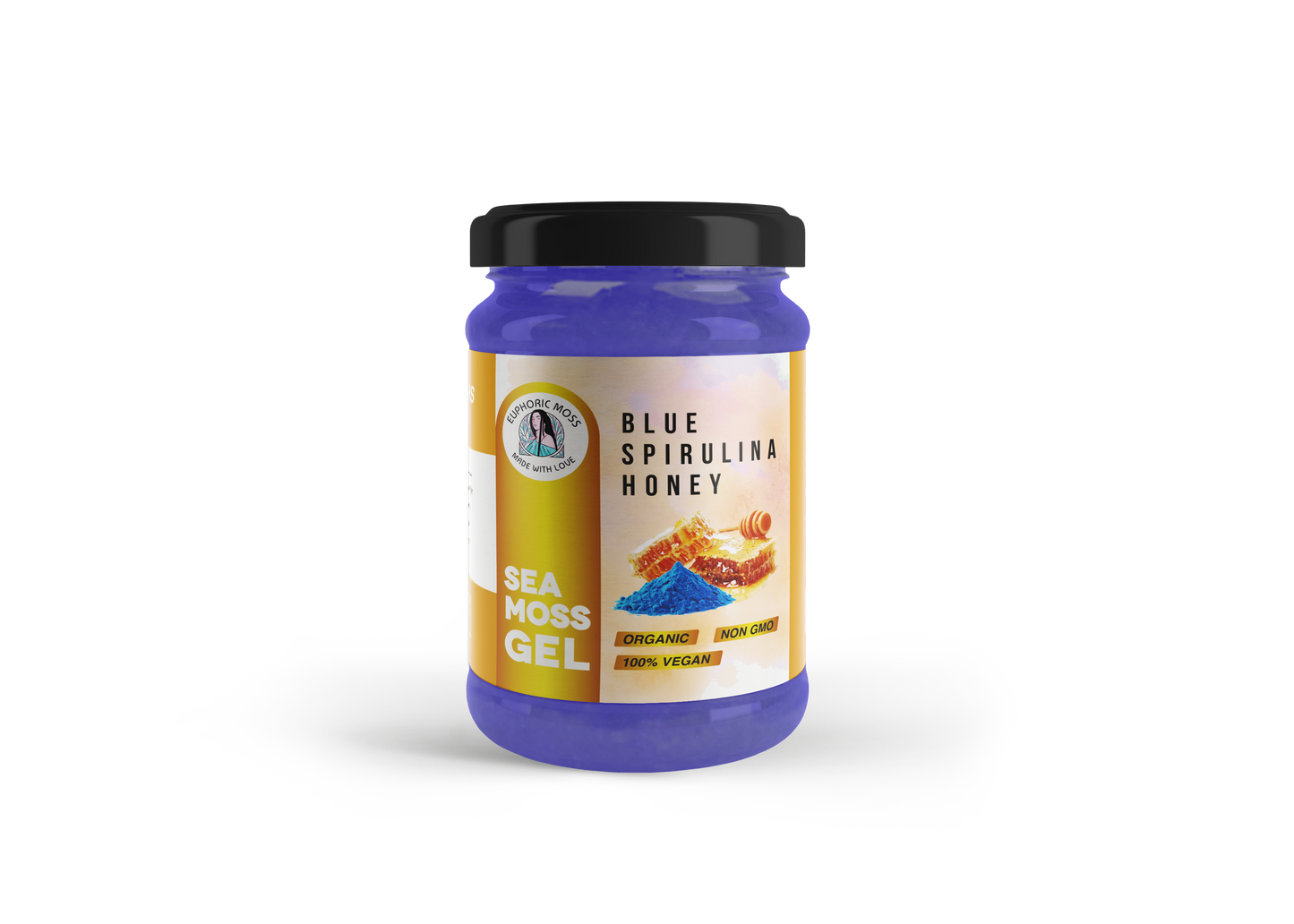 Blue Spirulina, Honey Sea Moss Gel
