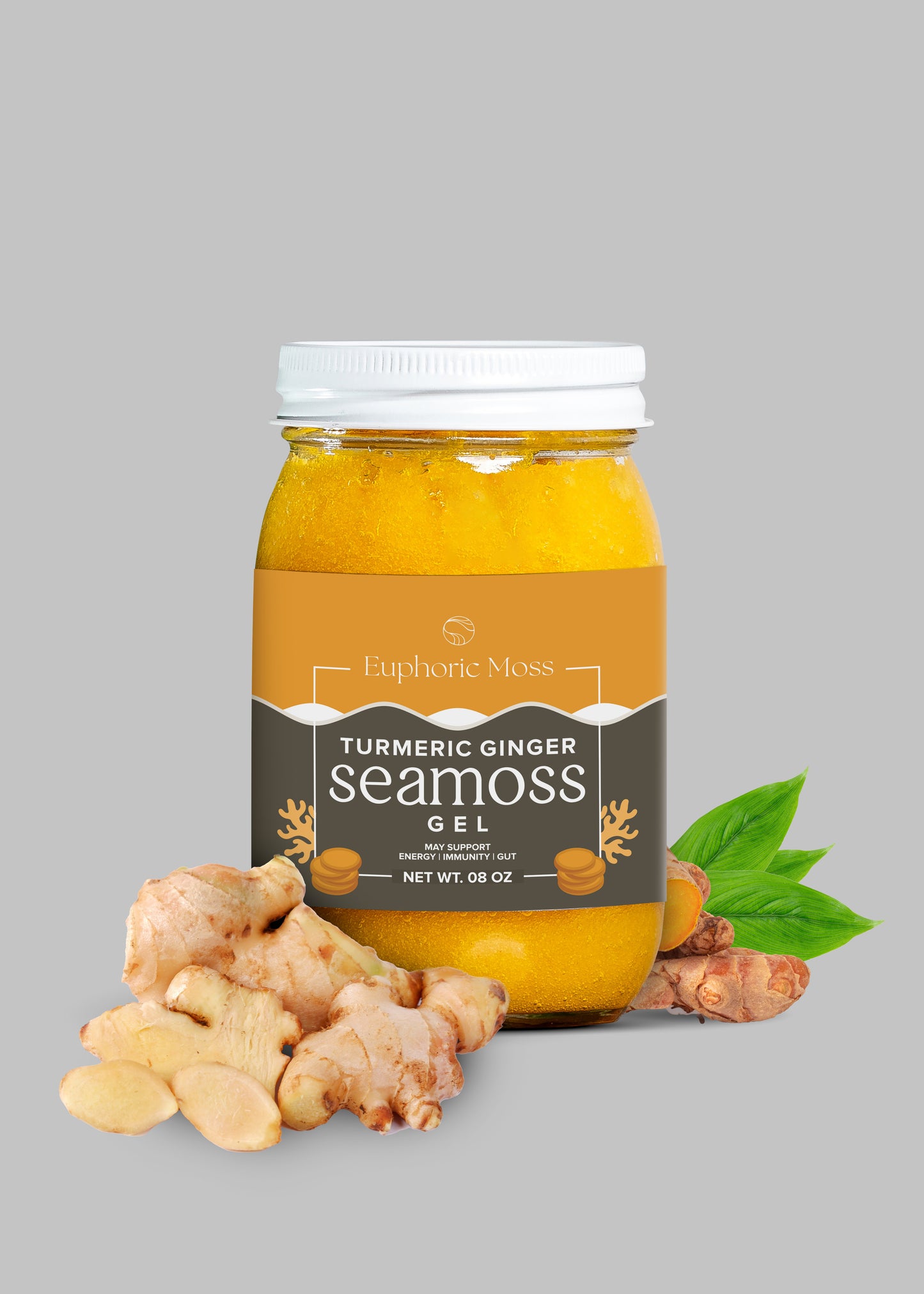 Turmeric, Ginger Sea Moss Gel