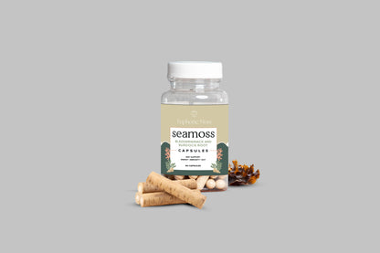 Vegan Sea Moss Capsules With Bladderwrack And Burdock Root