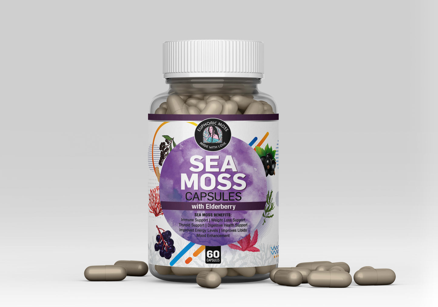 Sea Moss Capsules Bundle – EUPHORICMOSS