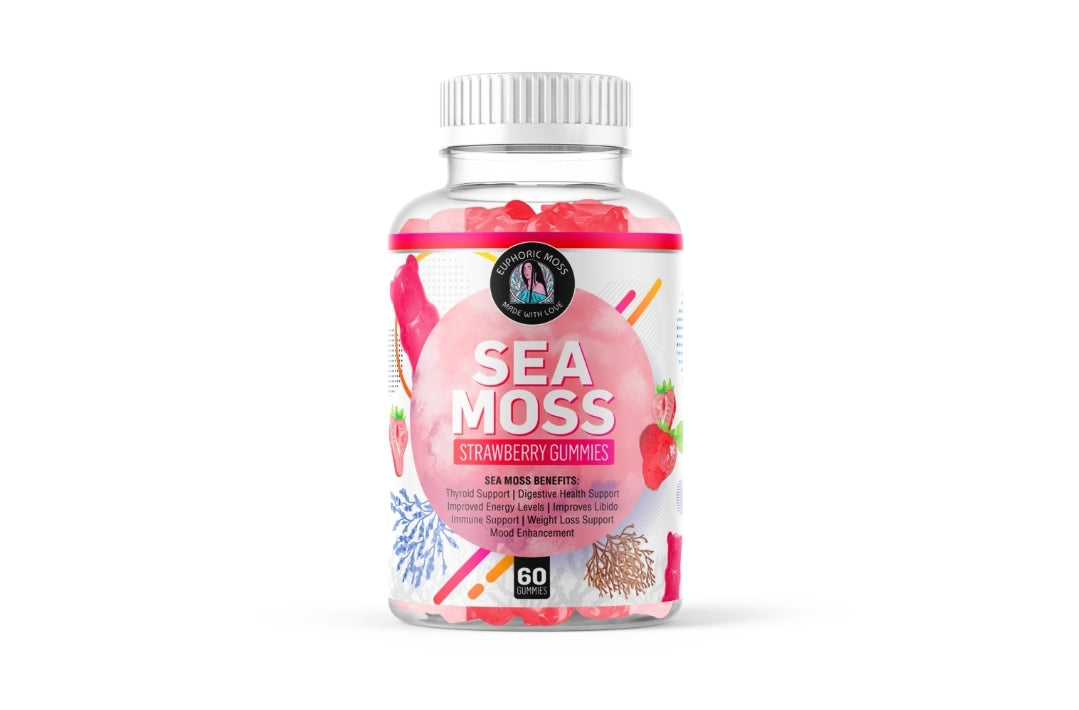 Strawberry Vegan Sea Moss Gummies